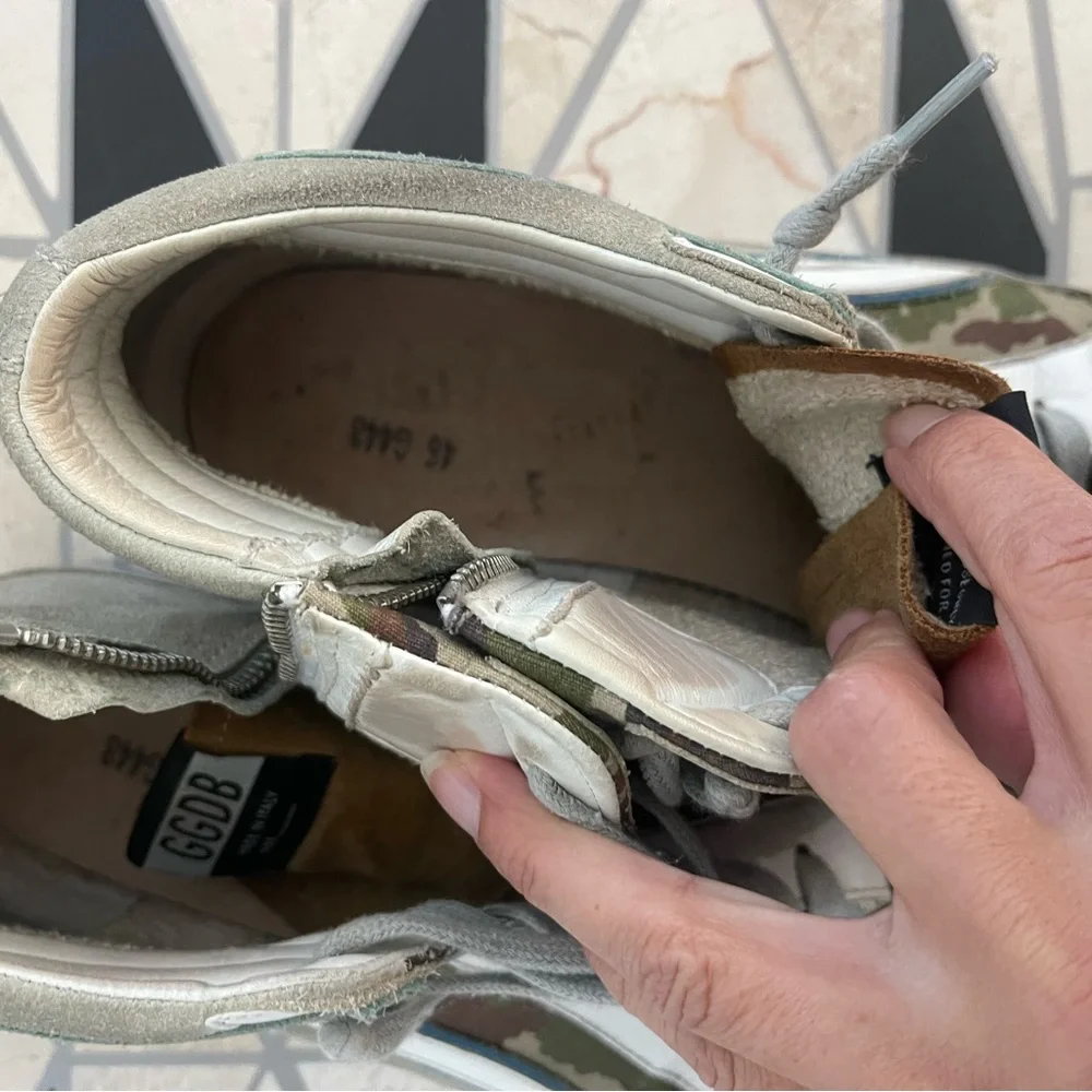 GOLDEN GOOSE
Men's Superstar Camo Mid-Top Sneakers - Picture 12 of 14